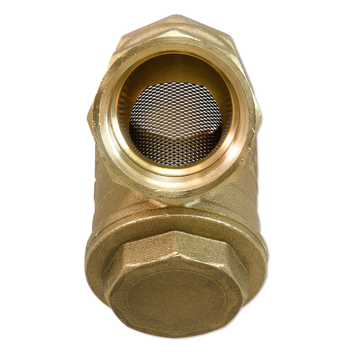 RIEGLER Schmutzfänger Messing G 3/8 - DN 10 Mit 0.3 Mm Sieb Für Wasserinstallationen