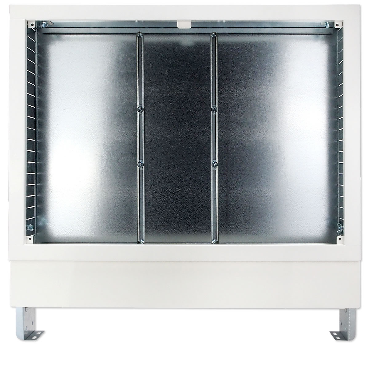 Unterputz - Verteilerschrank - Farbe weiß - für 2-3 Heizkreise