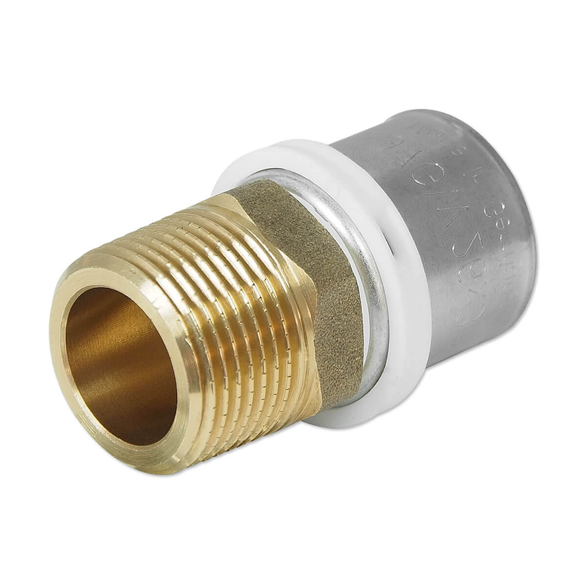 Wellrohr-Verschraubung DN16 Auf 3/4 Zoll - Messing Verbinder Für Solaranlagen