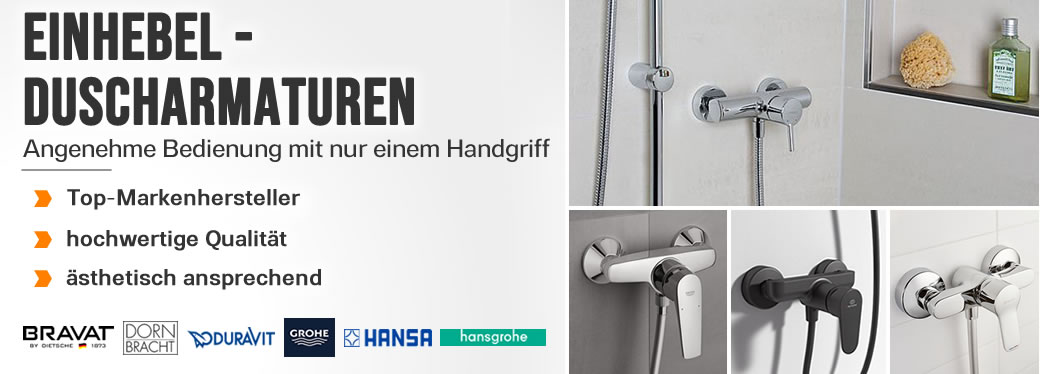 Einhebel Duscharmaturen