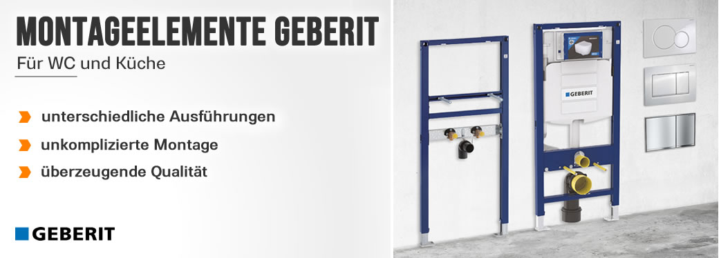 Geberit Sp�lkasten und Montageelemente - F�r WC und K�che