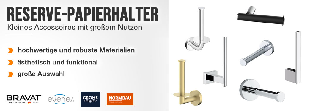 WC Papier Ersatzrollenhalter