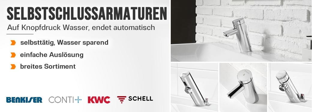 Selbstschlussarmaturen