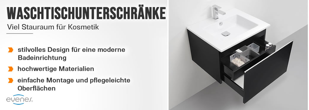 Waschtischunterschr�nke - stehend oder h�ngend
