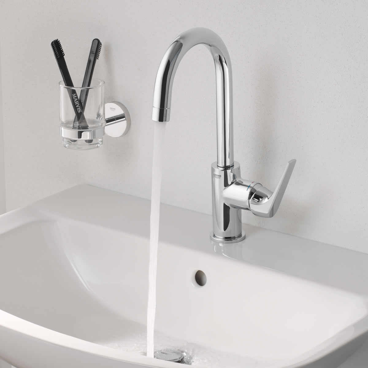 GROHE BauFlow Einhand-Waschtischbatterie - chrom - 23753000