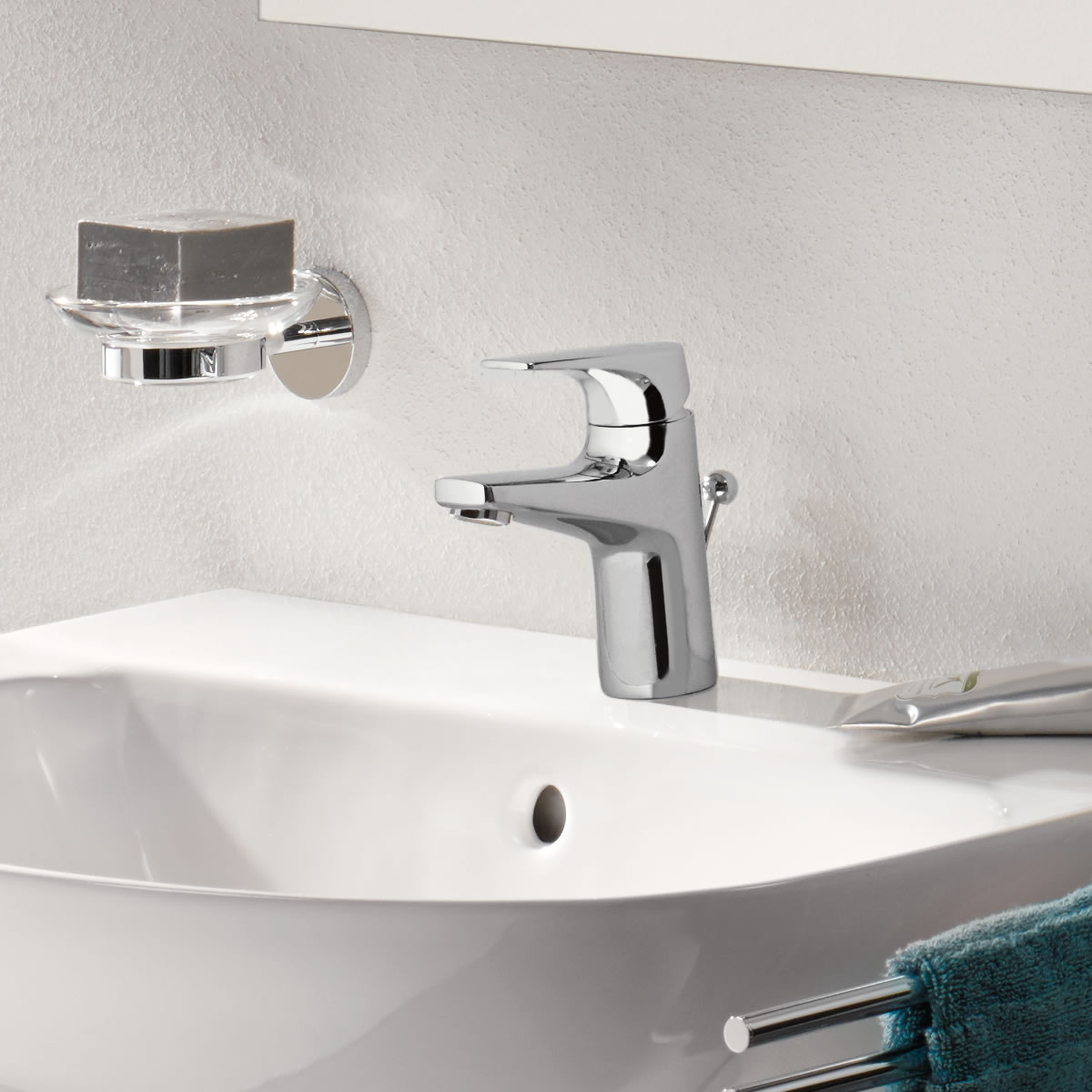 GROHE BauFlow Einhand-Waschtischbatterie - chrom - 23801000