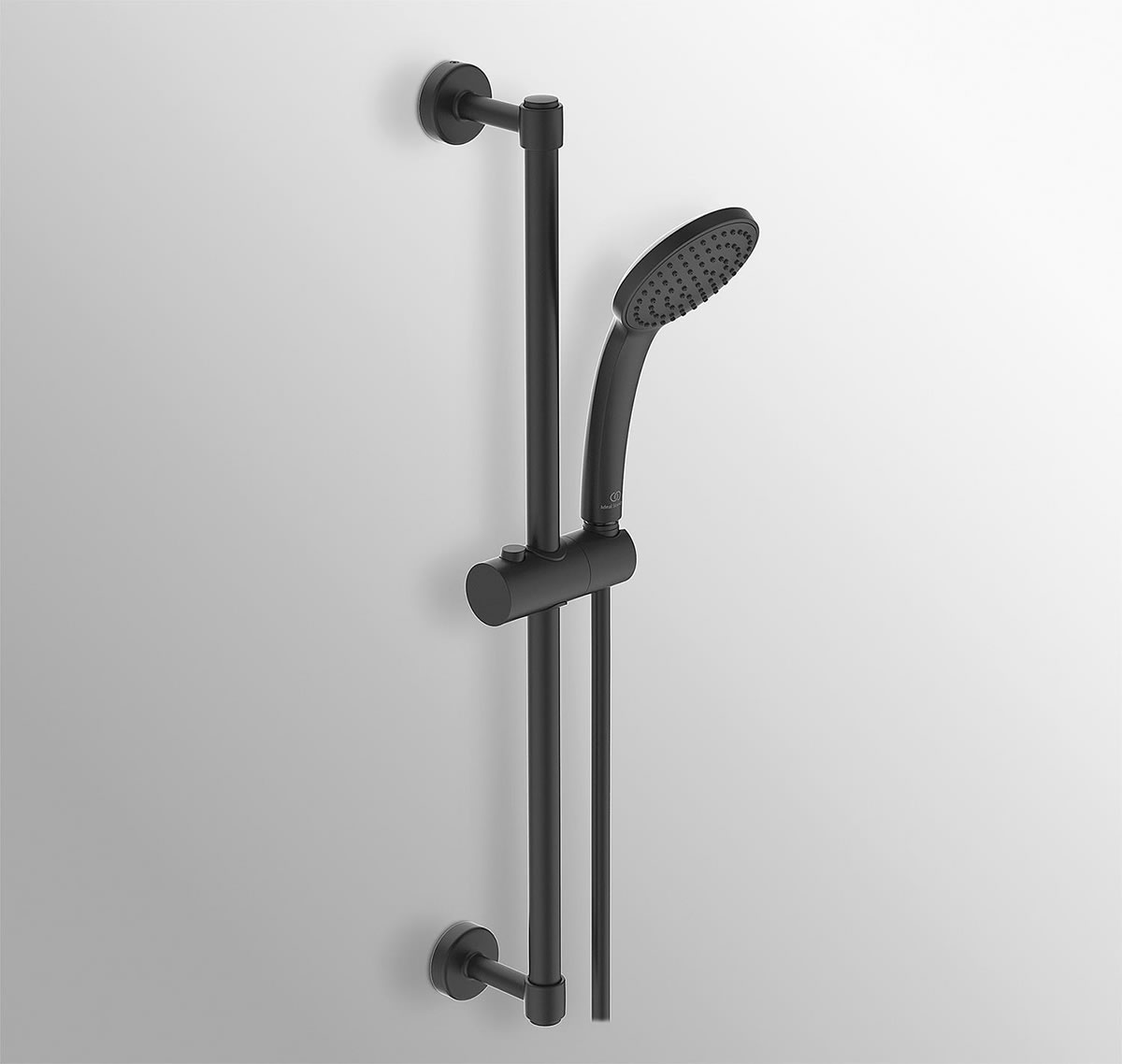 Brause-Set Ideal Standard Idealrain 600 mm, 1 Strahlart, schwarz matt ...