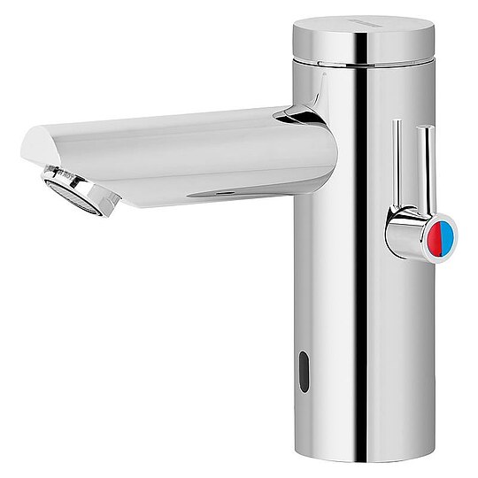 Bild 2 - Waschtischarmatur Benkiser Metrix II, Ausladung 100 mm, IR-Sensor, Netzbetrieb - 1996053