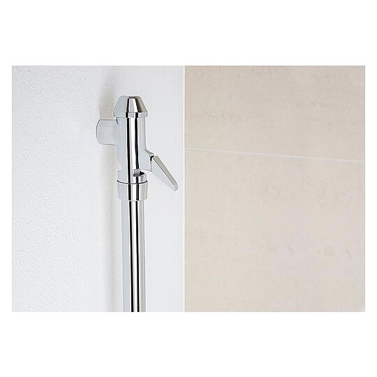 Bild 2 - WC-Druckspüler Benkiser Typ 828 mechanische Auslösung, chrom - 8283904-02