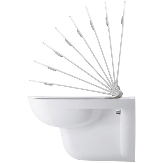 Bild 3 - WC-Sitz Duravit D-Code Softclose für Compact WC, weiß - 0067390099