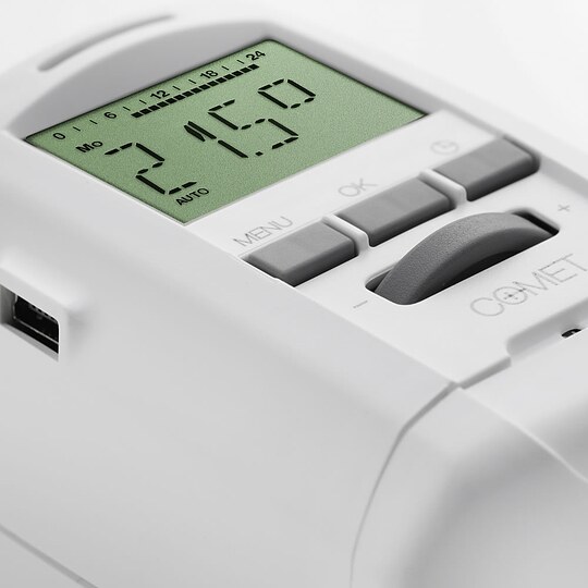 Bild 4 - Eurotronic SPARmatic Comet - programmierbarer Energiespar-Thermostatkopf - 700012