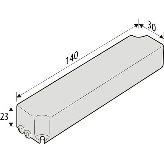 Bild 2 - Trafo f�r Leuchtmittel 12V, 0-18W - nicht dimmbar - 140 x 30 x 23 mm