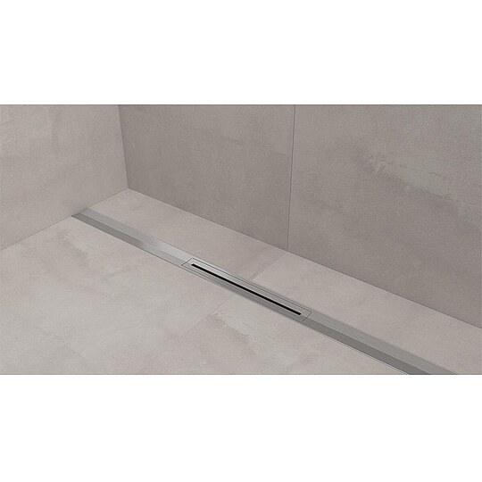 Bild 2 - Evenes Linien-Duschrinne Komplettset, Edelstahl geb�rstet, Sanierungsmodell, L�nge 900 mm