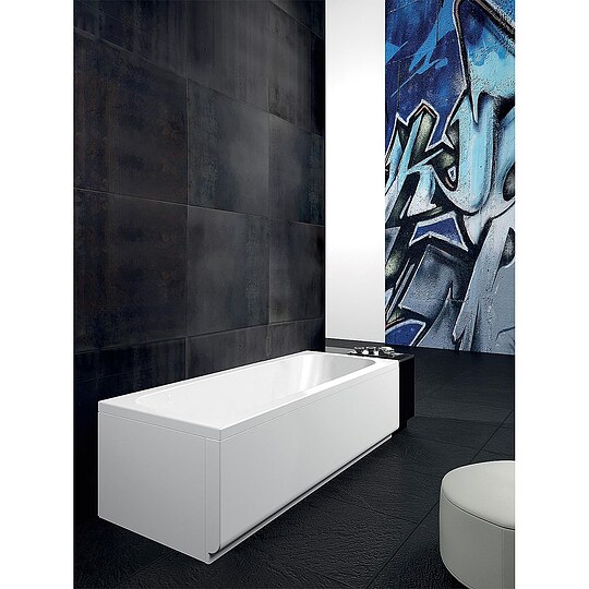 Bild 2 - Duo-Badewanne EDEM 1800 x 435 x 800 mm, Inhalt 240 l, Acryl, wei - 93 968 30