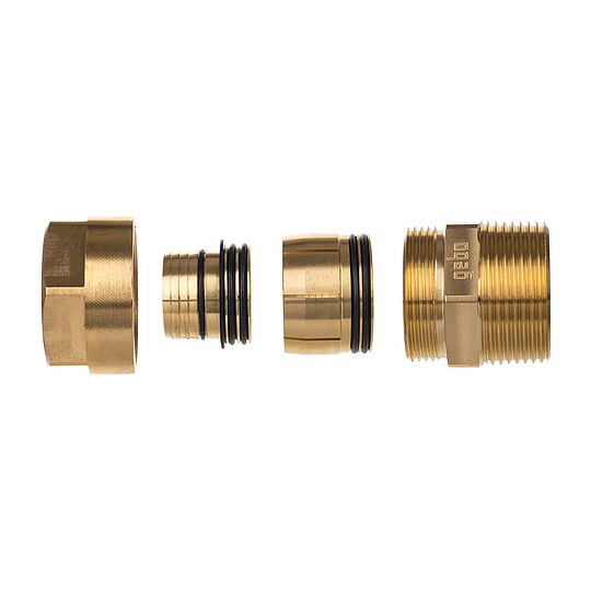 Bild 4 - Multigebo Messing-Klemmverbinder mit Auengewinde - 32 mm x 1 1/4'' AG - 14.320.00.32KIT