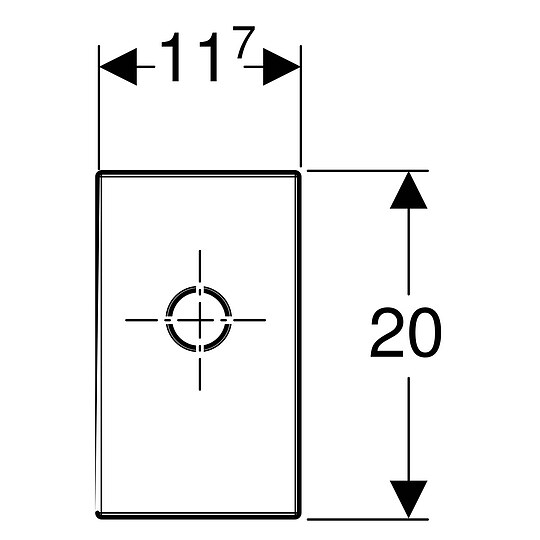 Bild 2 - Geberit Fertigset fr GIS-, DUOFIX-, SANBLOC-Waschtisch-Element mit UP-Geruchsverschluss - 115416111