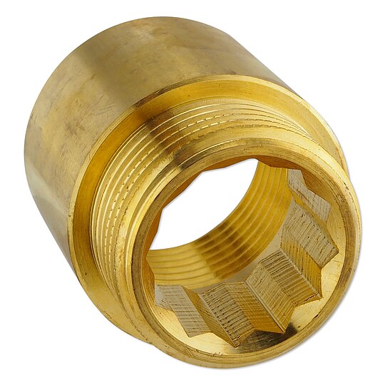 Bild 3 - Messing Gewindefitting-Hahnverlngerung 1/2'' x 100 mm