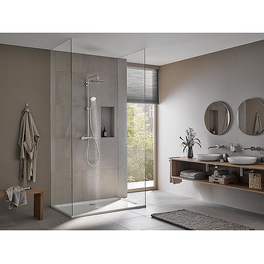 Bild 6 - Brause-System Grohe Euphoria 260 27296003, mit Thermostatbatterie, chrom - 27296003
