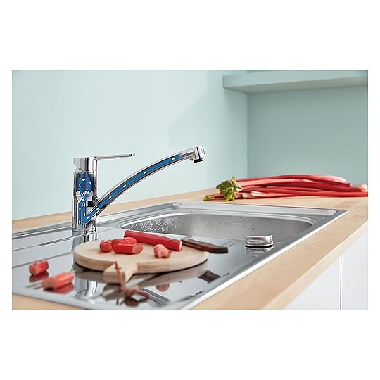 Bild 3 - Spültischmischer Grohe Eurosmart Cosmopolitan Schwenkauslauf, Ausladung 226 mm, chrom - 32842000