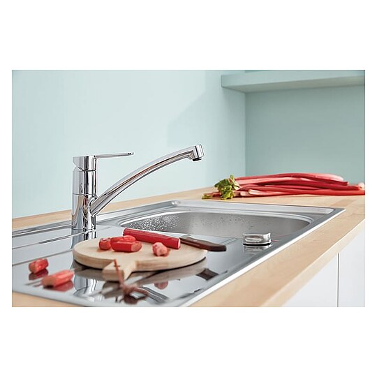 Bild 8 - Spültischmischer Grohe Eurosmart Cosmopolitan Schwenkauslauf, Ausladung 226 mm, chrom - 32842000