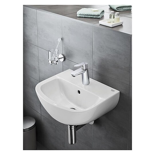 Bild 2 - Handwaschbecken Grohe Bau 454 x 151 x 354 mm, Keramik, weiß - 39424000