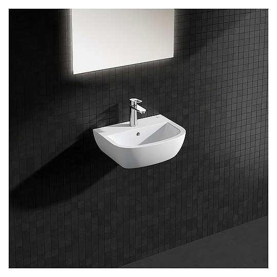 Bild 3 - Handwaschbecken Grohe Bau 454 x 151 x 354 mm, Keramik, weiß - 39424000