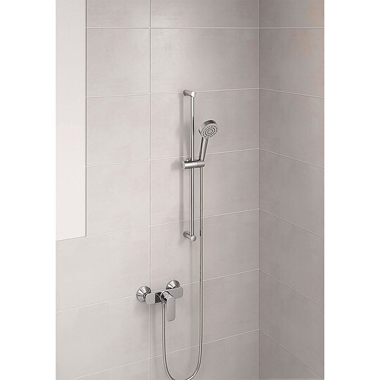 Bild 2 - Brause-Set Hansabasic Brausetange 700 mm, 1 Strahlart, � 90 mm, chrom - 55780113