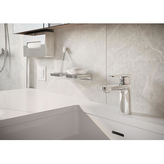 Bild 3 - Zahnputzbecher Hansgrohe AddStoris, chrom - 41749000