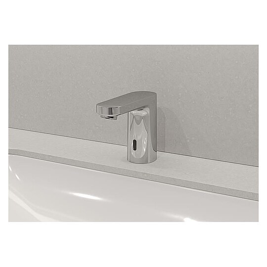 Bild 3 - Sensor-Armatur Hansgrohe Vernis Blend, Netzbetrieb, für Kaltwasser, chrom - 71504000