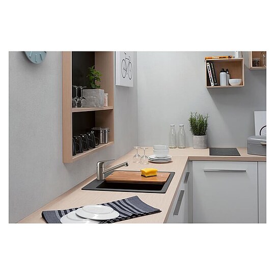 Bild 2 - Spültischmischer 100 Hansgrohe M4221-H100 mit C3 Kartusche - 71809000