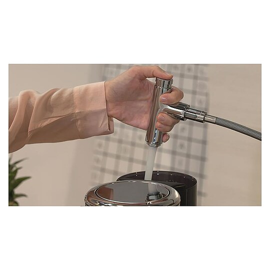 Bild 4 - Spültischmischer Hansgrohe Talis Select S300 mit herausziehbarem Auslauf, Ausladung 234 mm, chrom - 72821000