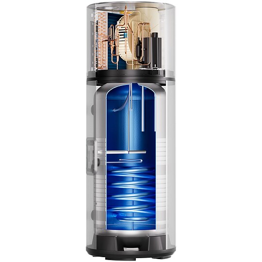 Bild 4 - Haier Brauchwasserw�rmepumpe M7 200 Liter mit W�rmetauscher - HP200M7C-F9