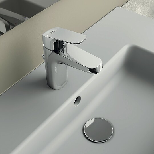 Bild 2 - IDEAL STANDARD Ceraflex Waschtischarmatur 159 mm, mit Zugstange, B1713AA