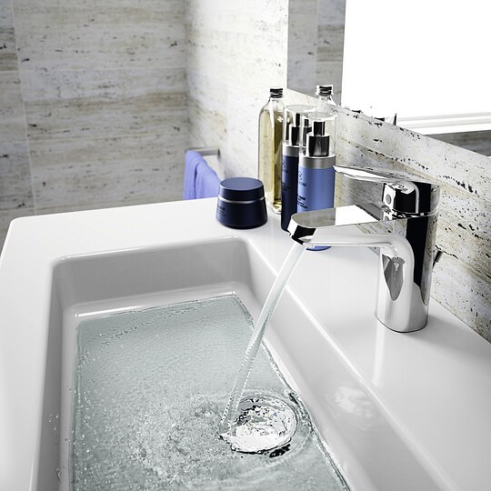 Bild 3 - IDEAL STANDARD Ceraflex Waschtischarmatur 159 mm, mit Zugstange, B1713AA