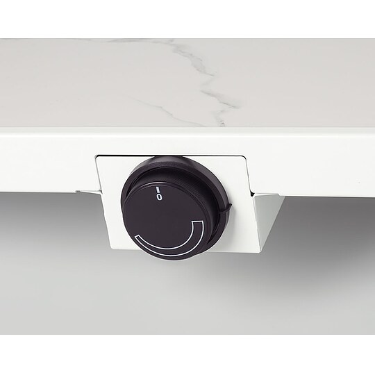 Bild 4 - jollytherm Infrarot Keramikheizk�rper 60 x 120 cm, 1200 Watt, marmoroptik wei� - 10852