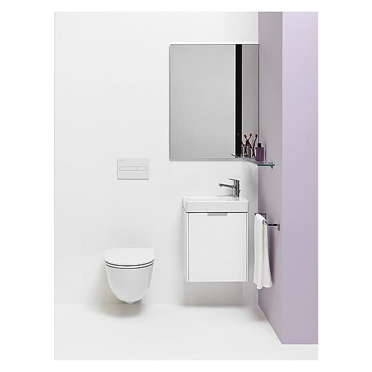 Bild 3 - Combi-Pack Laufen Pro S Wand-Tiefsp�l-WC, sp�lrandlos & WC-Sitz Softclose, wei� - H8669570000001