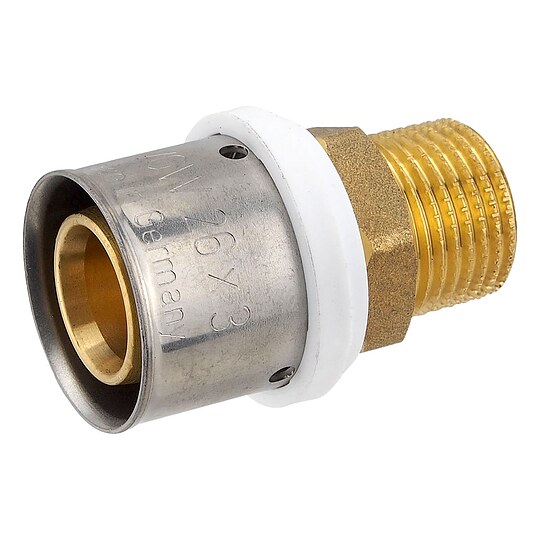 Bild 2 - Pressfitting-Übergang 26 x 3,0 mm - 1/2 Zoll Außengewinde für MV-Rohr