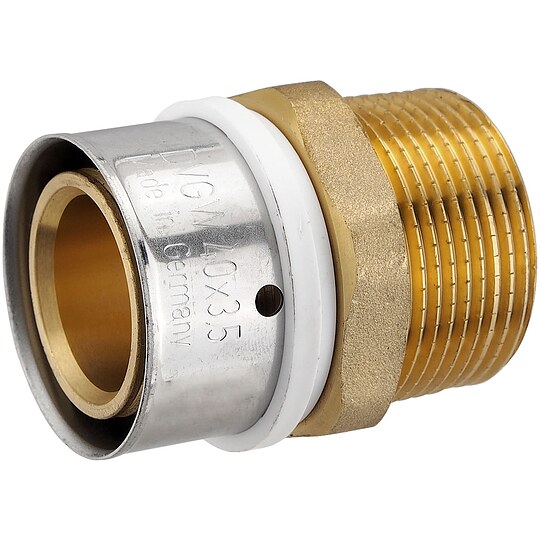 Bild 2 - Pressfitting-bergang 40 x 3,5 mm - 1 1/4 Zoll Auengewinde fr MV-Rohr