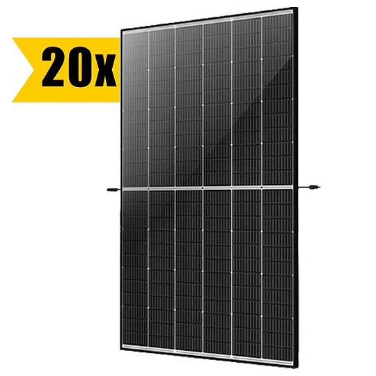 Bild 2 - PV-Komplettanlage 8 kWp mit AXITEC Wechselrichter 8 kW + Stromspeicher 6,7 kWh, 20 Solarmodulen Glas-Glas black frame & Montagesystem Aufdach