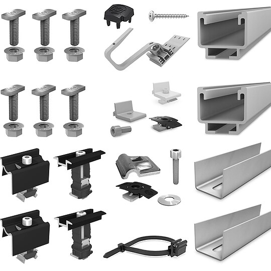 Bild 4 - PV-Komplettanlage 8 kWp mit SMA Wechselrichter 8 kW, 20 Solarmodulen black frame & Montagesystem Aufdach