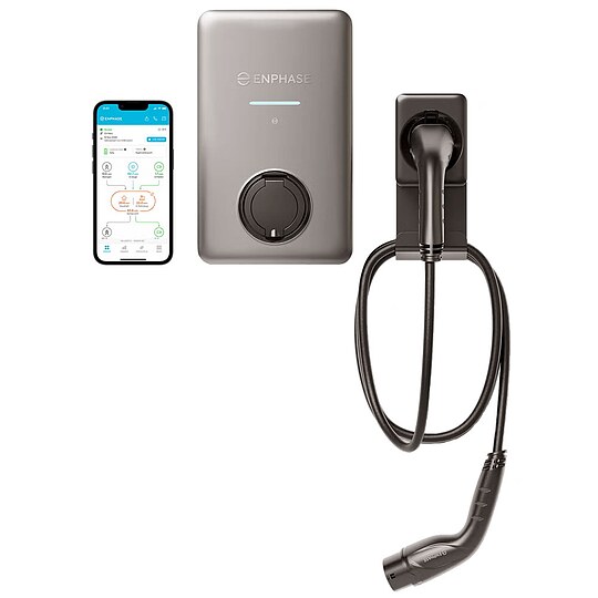 Bild 3 - Enphase Wallbox EV-Charger 2 ein-/dreiphasig, mit Steckdose - von 7,4 - 22 kW
