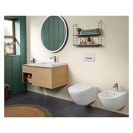 Bild 4 - Wand-Tiefsp�l-WC Villeroy & Boch Subway 3.0 370 x 355 x 560 mm, TwistFlush, sp�lrandlos, wei� - 4670T001