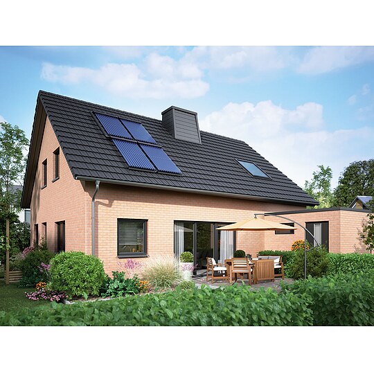 Bild 3 - Viessmann Solaranlage mit 3 Stk. Vitosol 300-TM SP3C, Regelung und Zubehör zur solaren Nachrüstung - SK07314