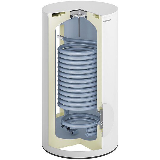 Bild 4 - Viessmann Warmwasserspeicher Vitocell 100-V CVWC 200L fr Wrmepumpen - Farbe Vitopearlwhite - Z026454