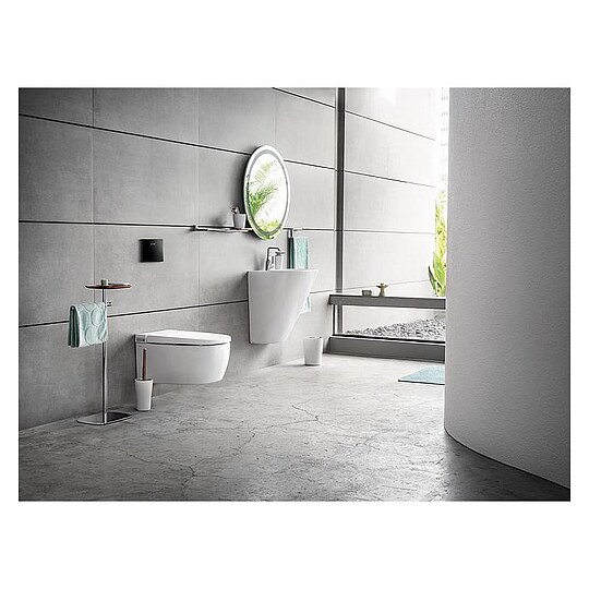 Bild 2 - Dusch-WC VitrA V-Care 1.1 Basic, Wand-Tiefspl-WC, splrandlos + WC-Sitz, wei - 5674B403-6195
