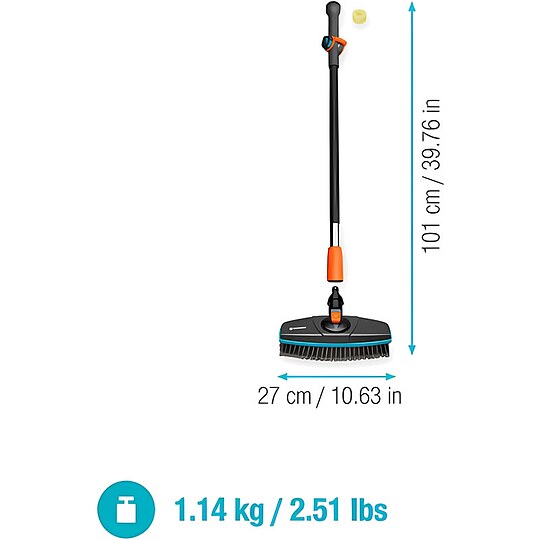 Bild 3 - Gardena Cleansystem Wasch-Set mit Stiel soft, f�r gr��ere und empfindlichere Fl�chen - 18826-20