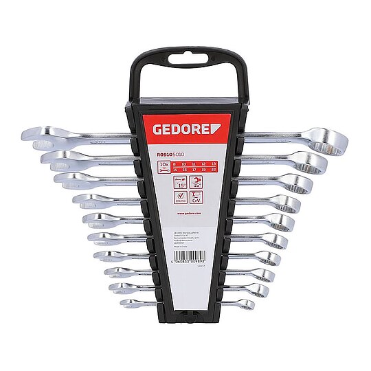 Bild 2 - GEDORE red Ring-Maulschl�ssel-Satz 10-teilig 8-22 mm - 3300989