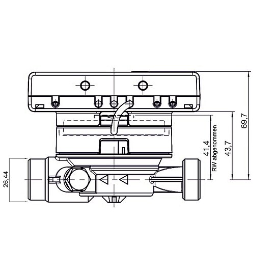 Bild 2 - Wrmemengenzhler VoluMess VI Komfort, Qn 1,5 - Fhler- 5,0 mm - 3/4'' - L 110 mm