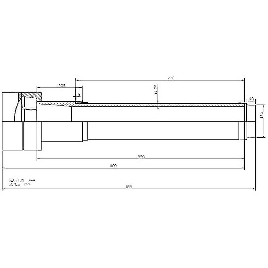 Bild 2 - WOLF Dachdurchf�hrungsset Steildach DN 200/180 - 2578069