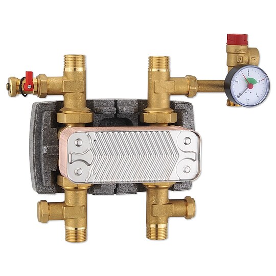 Bild 2 - Easyflow Syst1-Trennsystem mit Wrmetauscher - max. Heizleistung 16 kW
